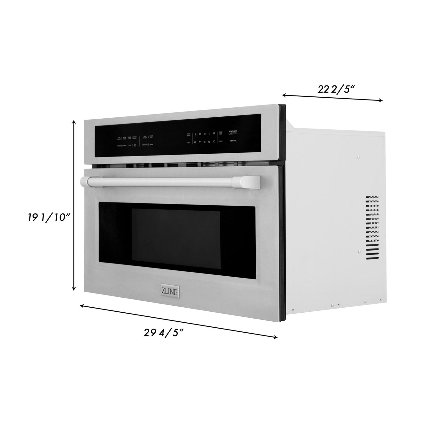 ZLINE 30 in. Microwave Oven in Stainless Steel with Traditional Handle (MWO-30) [Color: Stainless Steel]