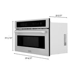 ZLINE 30 in. Microwave Oven in Stainless Steel with Traditional Handle (MWO-30) [Color: Stainless Steel]