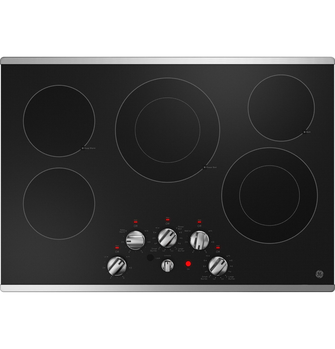 GE® 30" Built-In knob Control Electric Cooktop