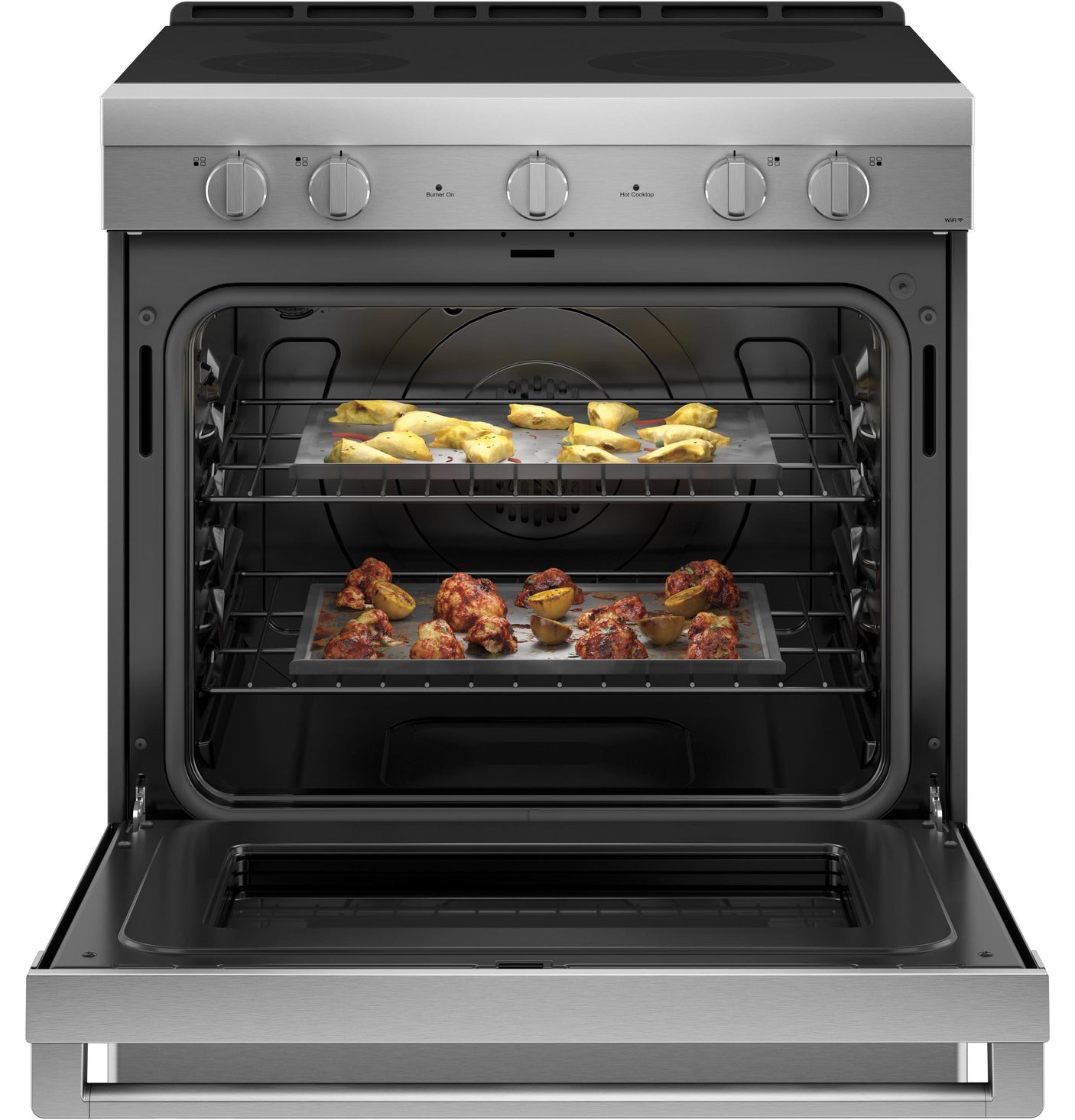 30" Smart Slide-In Electric Range with Convection