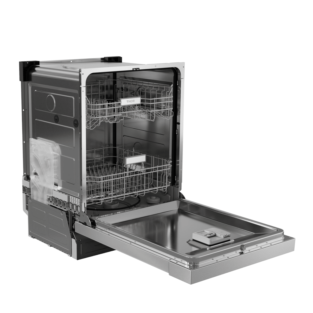 Thor Kitchen 24 Inch Built-in Dishwasher In Stainless Steel - Model Adw24pf