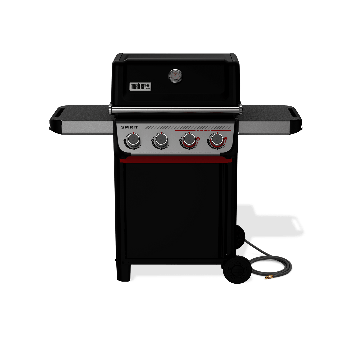 Spirit® E-425 Gas Grill (Natural Gas) - Black