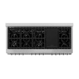 ZLINE 60 in. 7.4 cu. ft. Electric Oven and Gas Cooktop Dual Fuel Range with Griddle in Fingerprint Resistant Stainless (RAS-SN-GR-60)