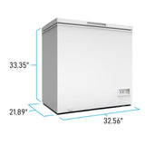 Avanti Garage Ready Chest Freezer, 7.0 cu. ft. - White / 7.0 cu. ft.