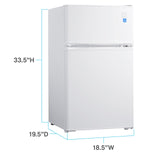 Avanti 3.1 cu. ft. Compact Refrigerator - Stainless Steel / 3.1 cu. ft.