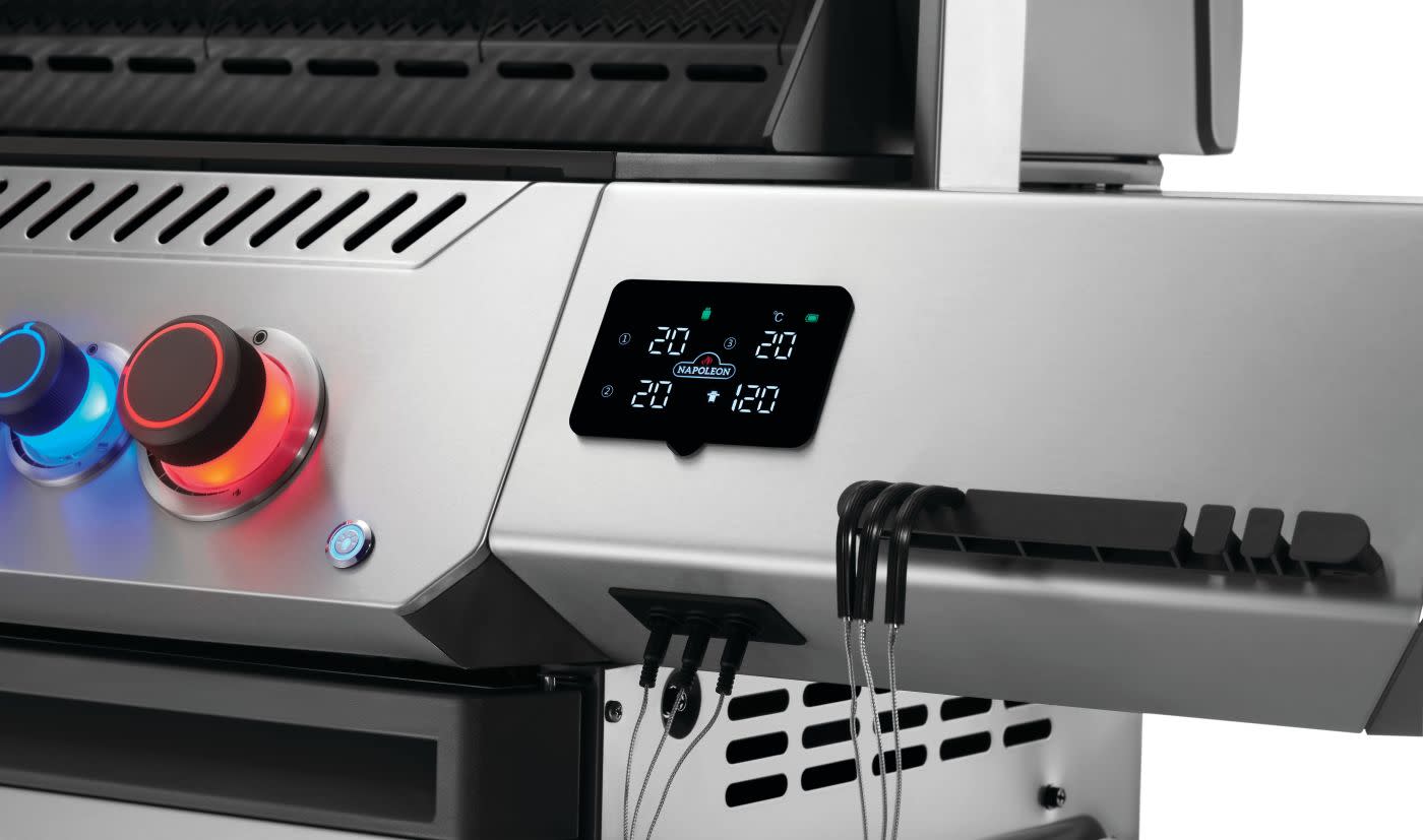 Prestige 500 Connected RSIB with Infrared Side and Rear Burner , Natural Gas, Stainless Steel