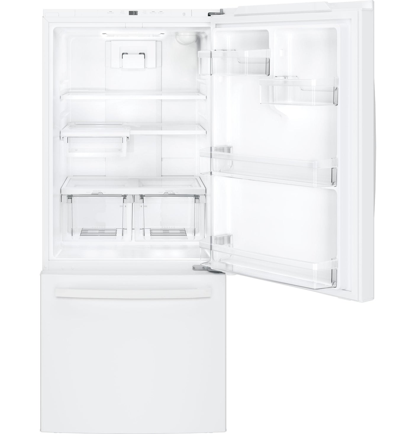 GE® ENERGY STAR® 21.0 Cu. Ft. Bottom-Freezer Refrigerator