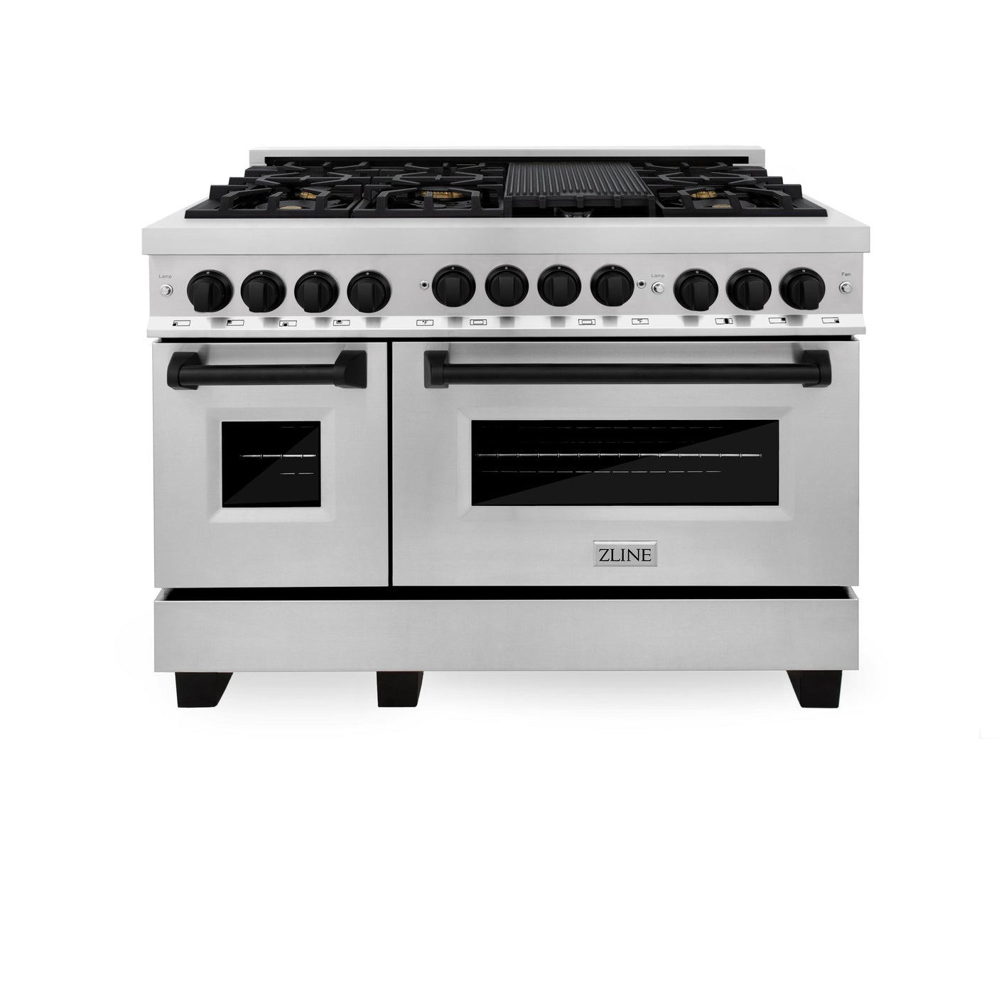 ZLINE Autograph Edition 48" 6.0 cu. ft. Range with Gas Stove and Gas Oven in Stainless Steel with Accents (RGZ-48) [Color: Gold]