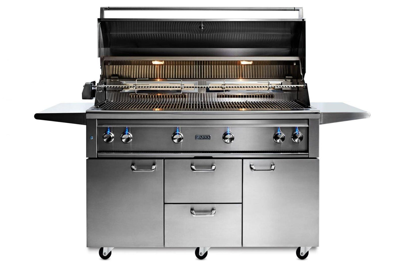 54" Freestanding Grill - 1 Trident™ w/ Rotisserie