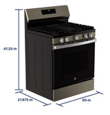 GE® 30" Free-Standing Gas Range with Crisp Mode