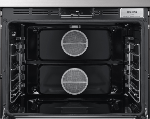 30" Steam-Assisted Double Wall Oven, Silver Stainless Steel