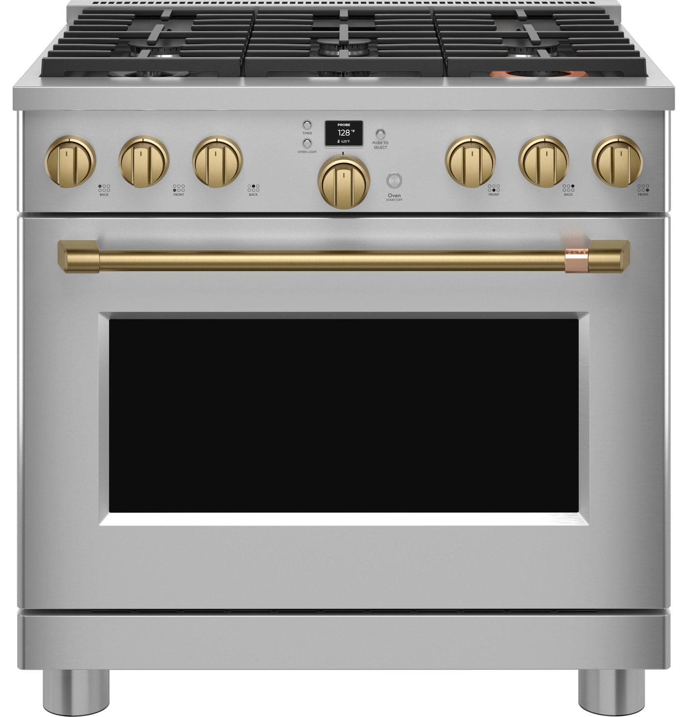 Café™ 36" Smart All-Gas Commercial-Style Range with 6 Burners (Natural Gas)