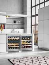 Built-under multi-temperature wine fridge