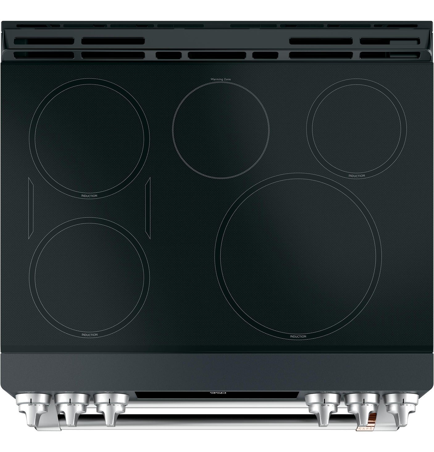 Café™ 30" Smart Slide-In, Front-Control, Induction and Convection Double-Oven Range