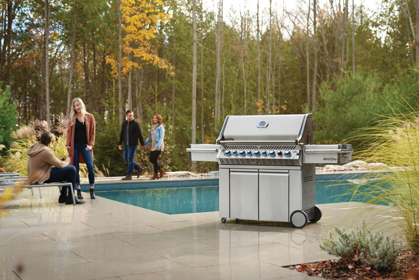 Prestige PRO 665 RSIB with Infrared Side and Rear Burners , Propane, Stainless Steel