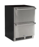 24" Refrigerated Drawers - Solid Panel Overlay Ready Drawer Fronts, With Lock Sold without handles