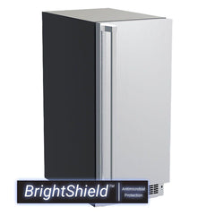 15-In Marvel Professional Nugget Ice Machine With Brightshield with Brightshield\u2122 - Yes, Door Style - Stainless Steel