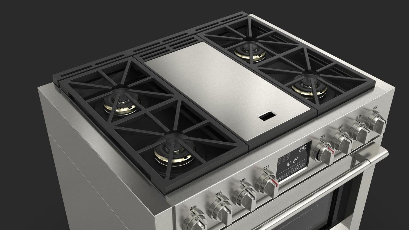 36" DUAL FUEL PRO RANGE WITH GRIDDLE