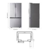 21 cu. ft., 3-Door French Door, Counter-Depth MAX™ Refrigerator