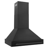 ZLINE Black Stainless Steel Range Hood with Black Stainless Steel Handle and Size Options(BS655-BS)