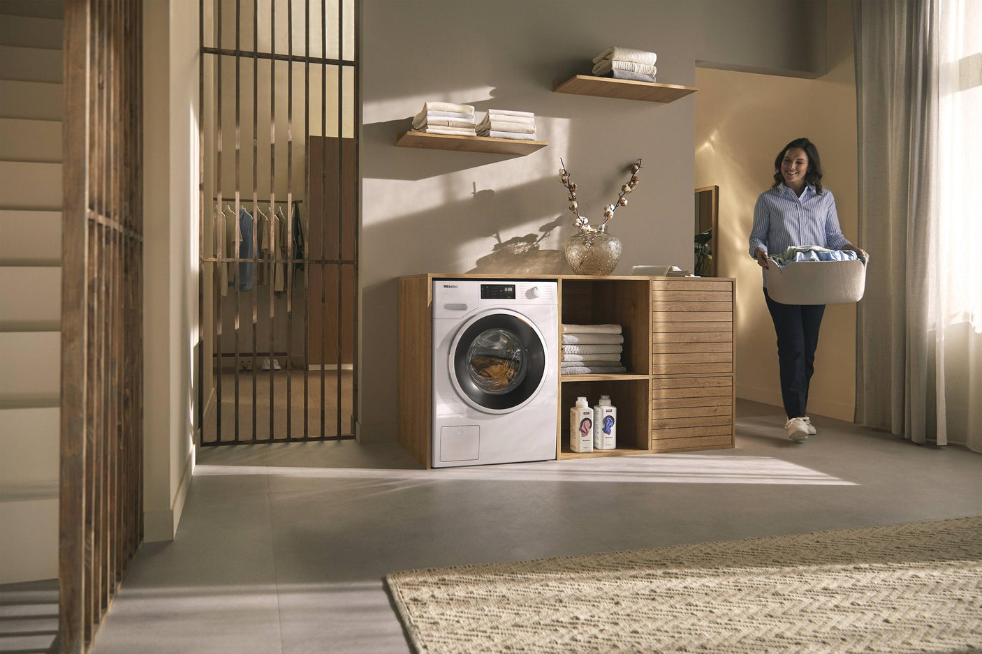 WWD160 WCS - W1 front-loading washing machine: 8 kg  1600 rpm  Pre-Ironing  Miele@home  CapDosing  Honeycomb Drum