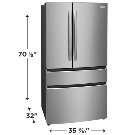 Frigidaire Gallery 22 Cu. Ft. Counter-Depth 4-Door French Door Refrigerator