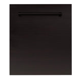 ZLINE 24 in. Dishwasher Panel with Traditional Handle (DP-H-24) [Color: Black Stainless Steel]