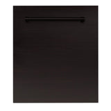 ZLINE 24 in. Dishwasher Panel with Traditional Handle (DP-H-24) [Color: Hand Hammered Copper]