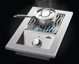 Built-in 500 Series Single Range Top Burner with Stainless Steel Cover , Natural Gas, Stainless Steel