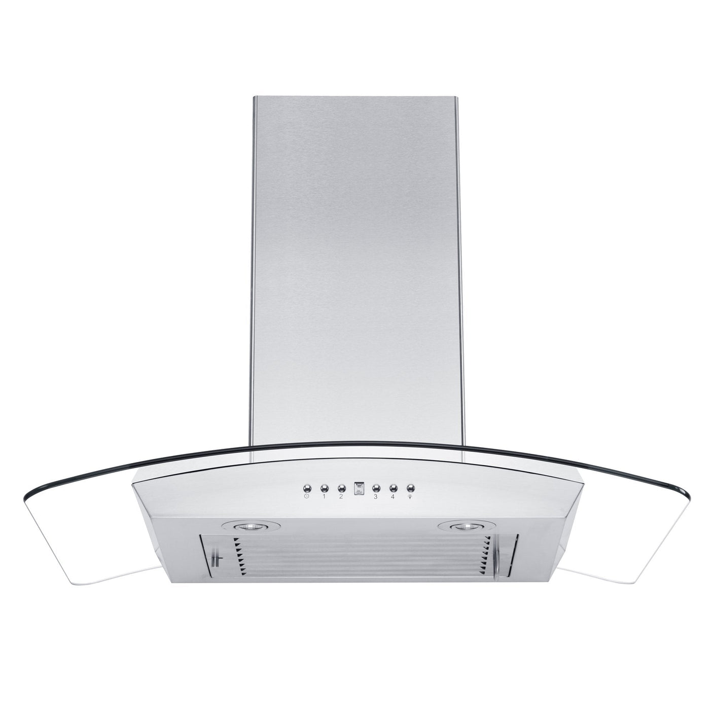 ZLINE Convertible Vent Wall Mount Range Hood in Stainless Steel & Glass (KZ)