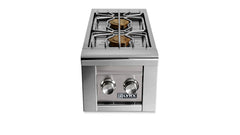 Built-in Double side burners - Limestone