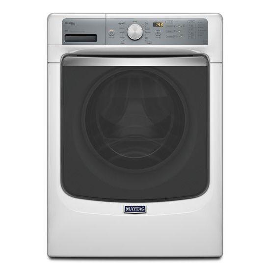 Maytag® Extra-Large Capacity Washer with Steam and Overnight Wash & Dry Cycle- 4.5 Cu. Ft. - White