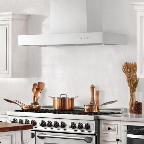 ZLINE Convertible Professional Wall Mount Range Hood in Stainless Steel (KECOM)