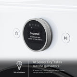 7.4 cu. ft. Ultra Large Capacity Smart Front Load Electric Energy Star Dryer with Sensor Dry & Steam Technology