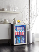 Danby 2.6 cu. ft. Free-Standing Beverage Center in Stainless Steel