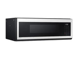 1.1 cu. ft. Bespoke Smart SLIM Over-the-Range Microwave with 400 CFM Hood Ventilation, Wi-Fi & Voice Control in White Glass