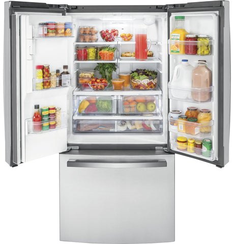 GE® ENERGY STAR® 17.5 Cu. Ft. Counter-Depth French-Door Refrigerator