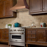 ZLINE Designer Series Hand-Hammered Copper Finish Wall Range Hood (8632H)