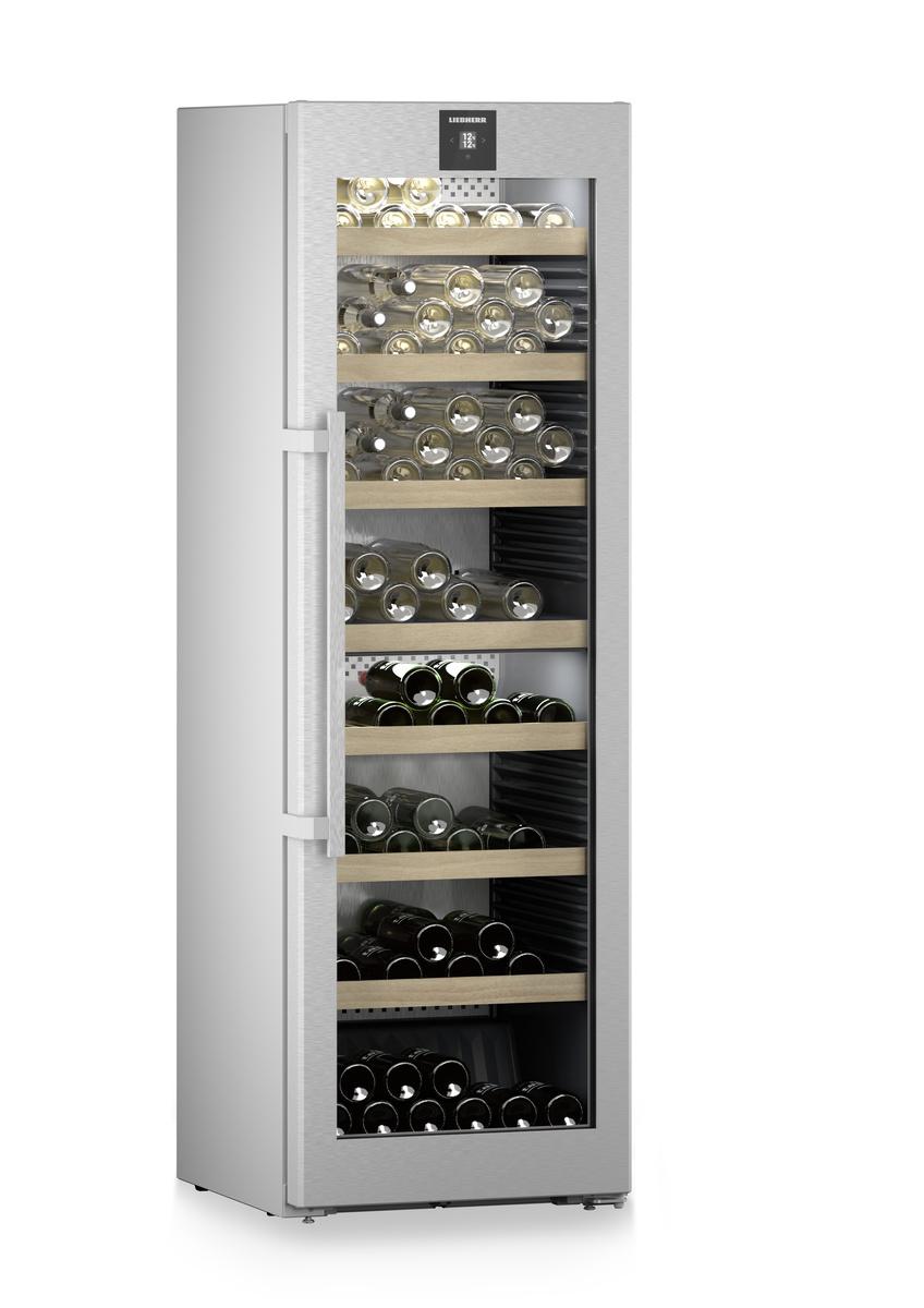 Multi-temperature wine fridge