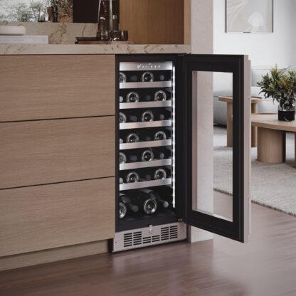 Silhouette Pro - 28 Bottle Built-in Wine Cellar In Stainless Steel