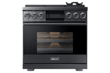 36" Pro Gas Range, Graphite Stainless Steel, Liquid Propane