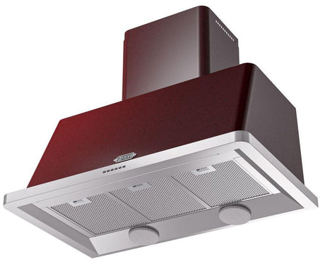 Majestic 40 Inch Burgundy Wall Mount Convertible Range Hood