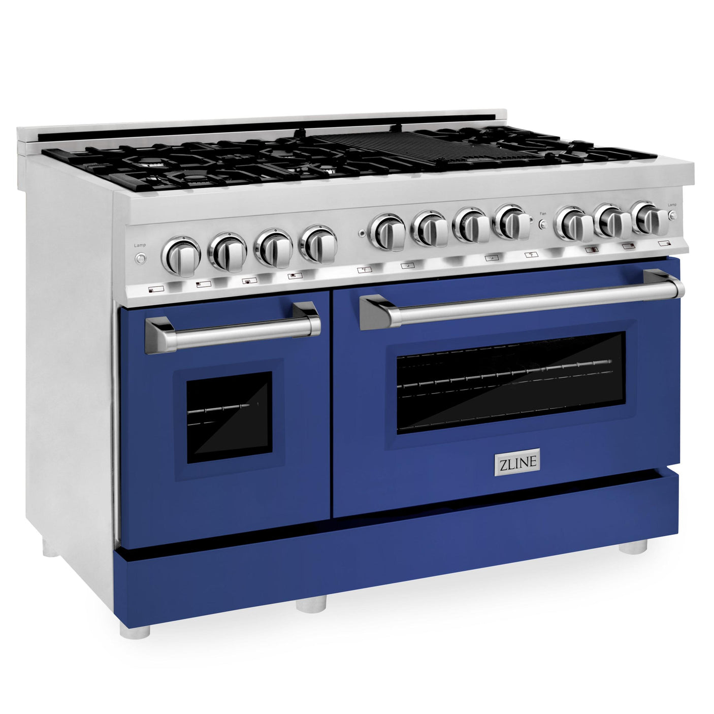 ZLINE 48" 6.0 cu. ft. Range with Gas Stove and Gas Oven in Stainless Steel (RG48) [Color: Stainless Steel]