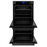 ZLINE 30 in. Professional Double Wall Oven with Self Clean (AWD-30) [Color: Black Stainless Steel]