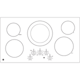 GE® 36" Built-In Knob Control Electric Cooktop