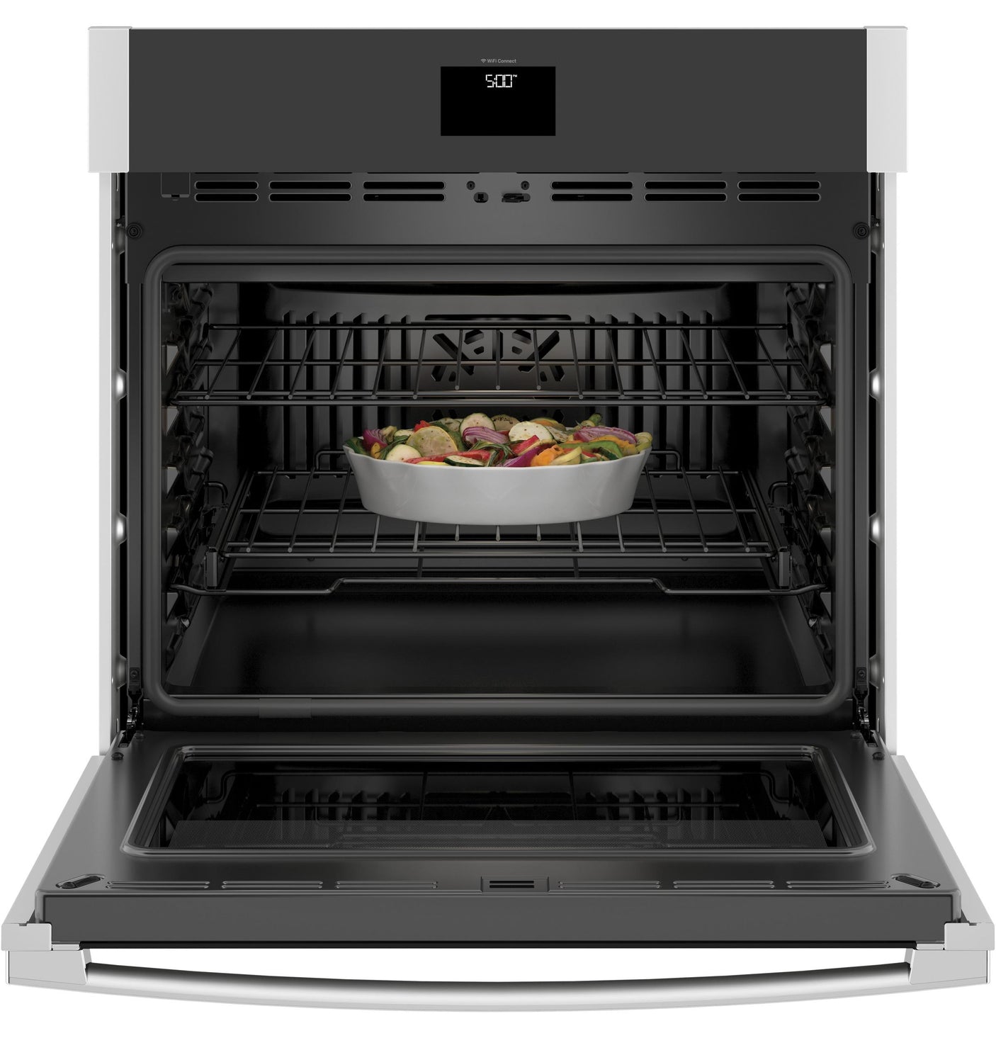 GE® 30" Smart Built-In Self-Clean Convection Single Wall Oven with Never Scrub Racks