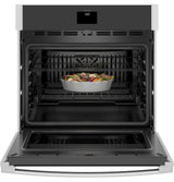 GE® 30" Smart Built-In Self-Clean Convection Single Wall Oven with Never Scrub Racks