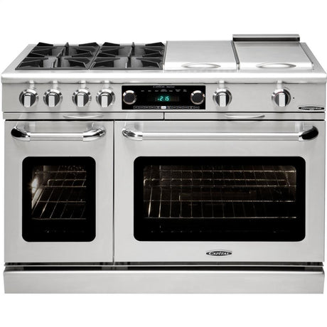 48" Range w/ 8 Sealed Burners @ 19K BTU's / hr