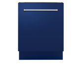 ZLINE 24" Tallac Series 3rd Rack Dishwasher with Traditional Handle, 51dBa (DWV-24) [Color: Blue Gloss]