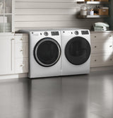 GE® ENERGY STAR® 7.8 cu. ft. Capacity Smart Front Load Electric Dryer with Sanitize Cycle